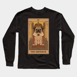 The Emperor - Pugs Tarot Long Sleeve T-Shirt